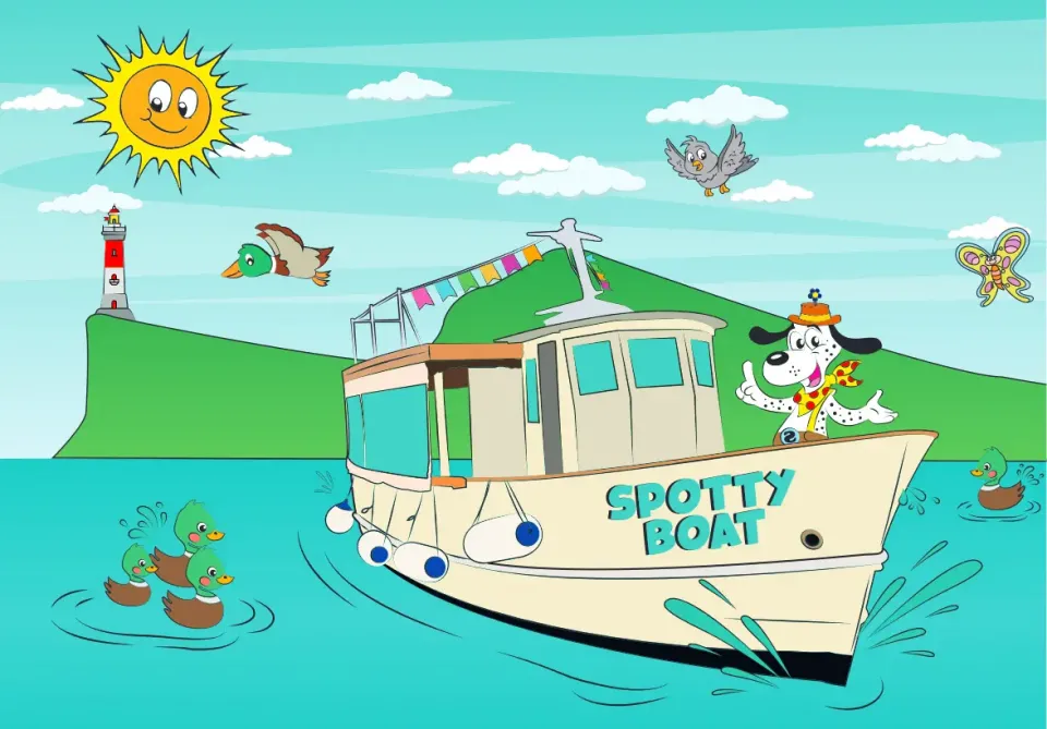 Lav dit eget Spotty Boat-design!
